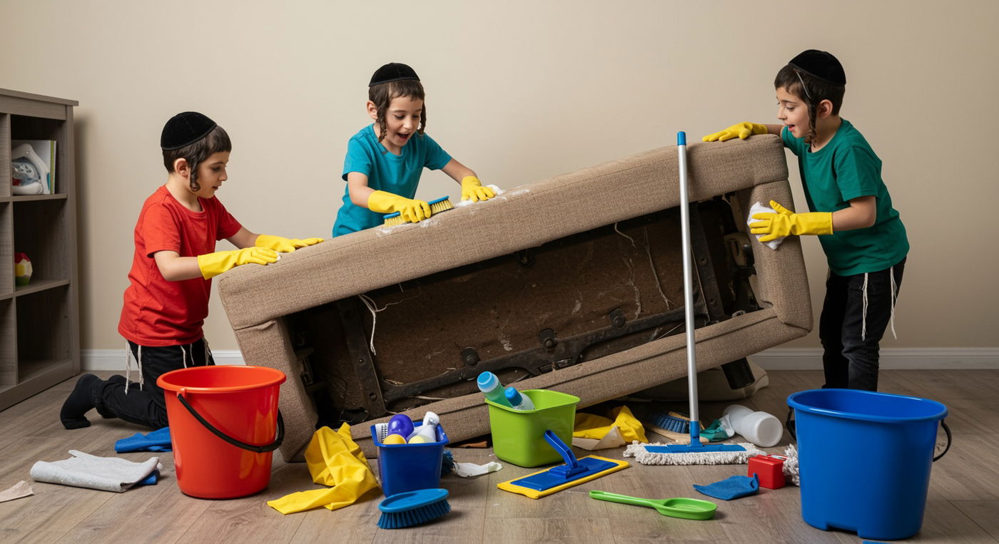 "מישהי מיד שלחה תמונה של הספה שלה – הפוכה, אחרי שהיא שלפה מתוכה פירורים שהיו יכולים להאכיל כפר קטן"