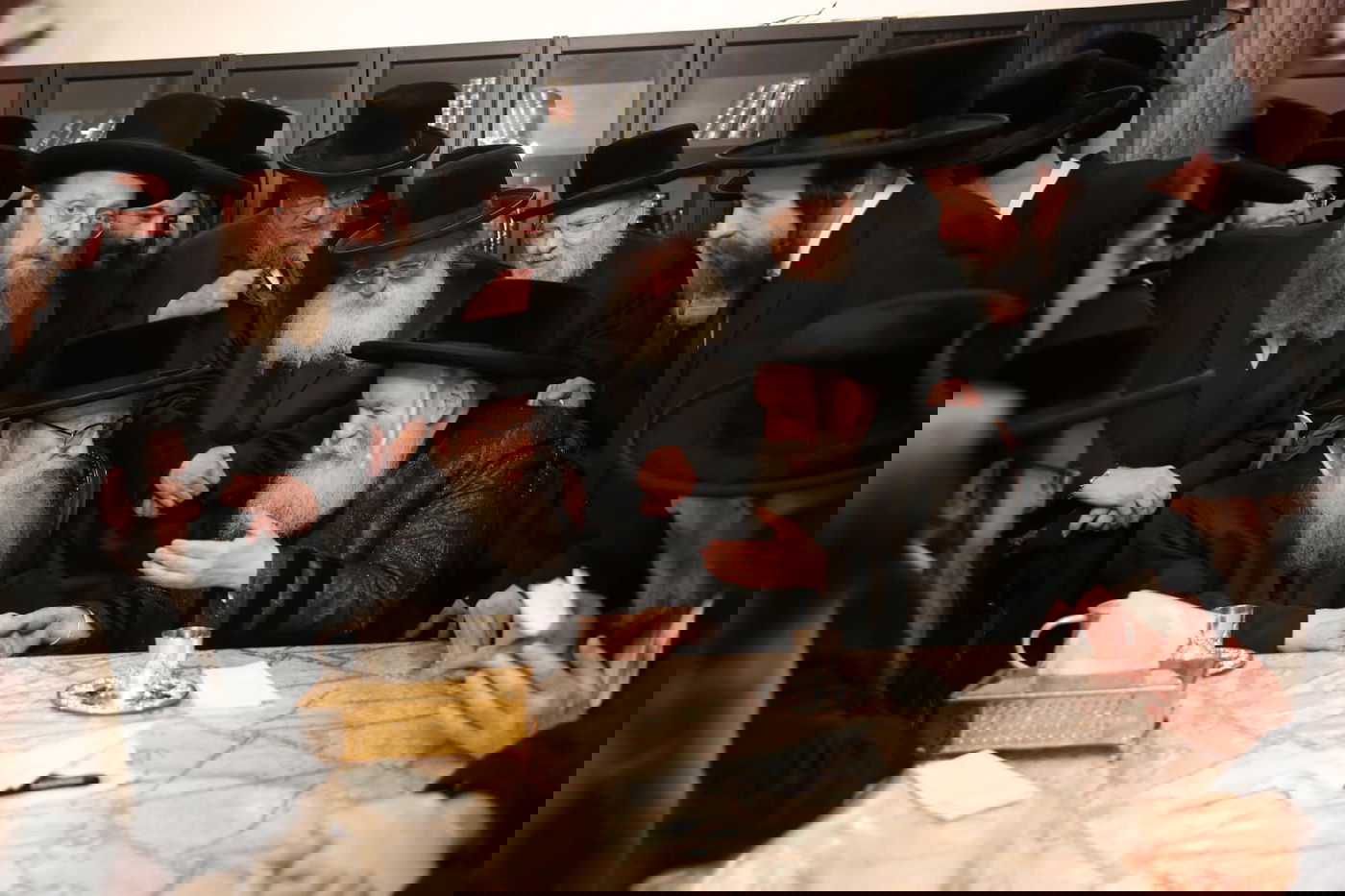 האדמו"ר מפשעווארסק בביקור אצל האדמו"ר מבאבוב 