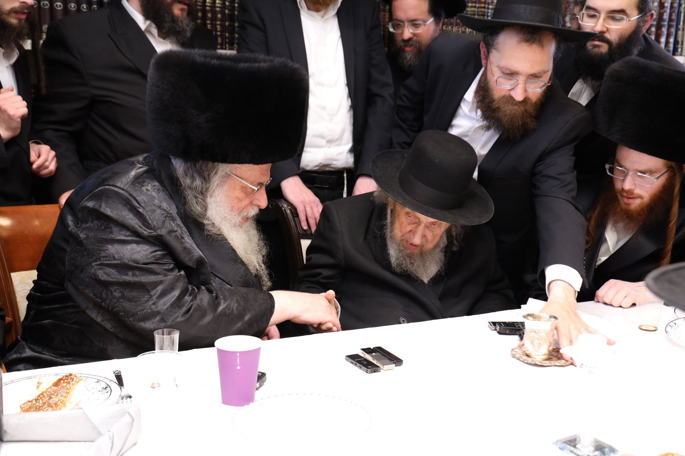 שמחת השבע ברכות לרגל נישואי נכדת הגר"ש אלתר