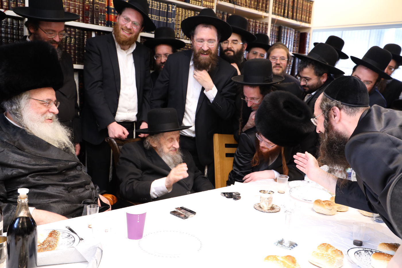 שמחת השבע ברכות לרגל נישואי נכדת הגר"ש אלתר