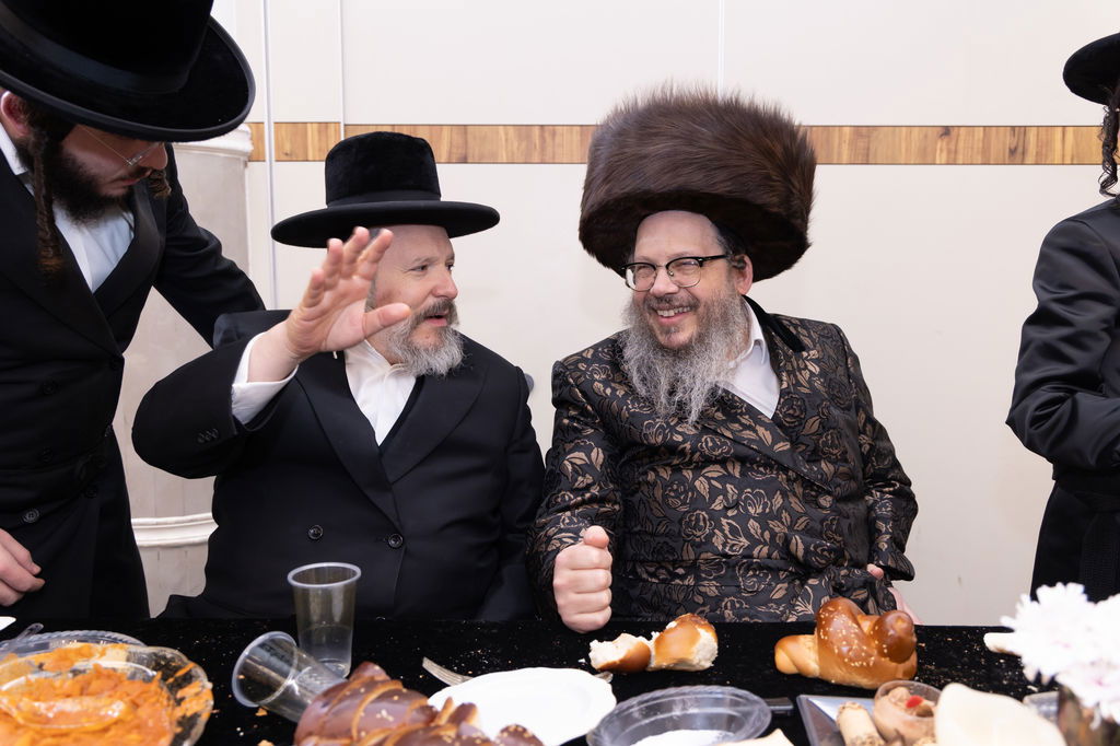 שמחת הבר מצווה לנכד האדמו"ר מבוסטון ביתר