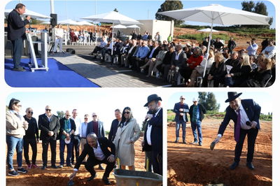 טקס הנחת אבן הפינה לשכונת "שדות" חדרה