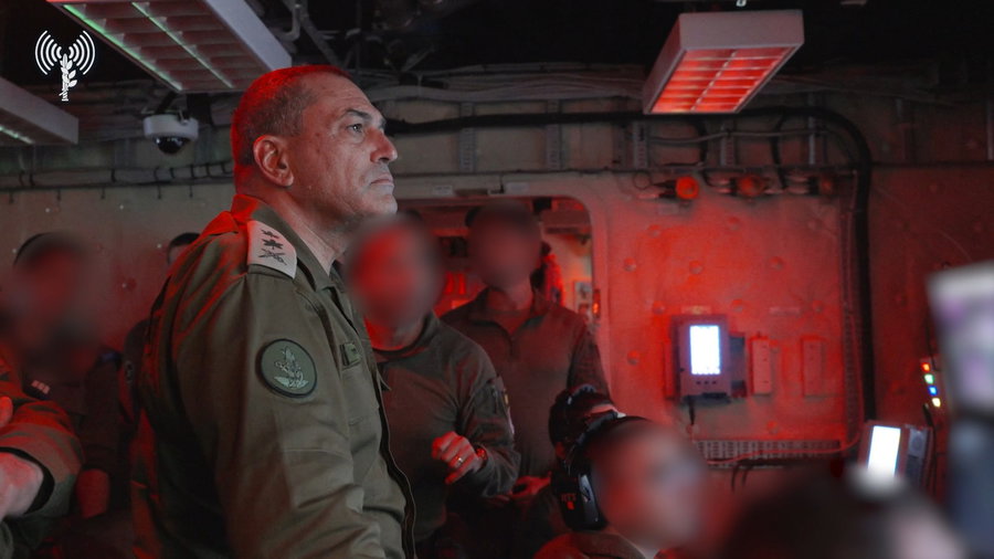 הרמטכ״ל אייל זמיר בביקור בחיל הים