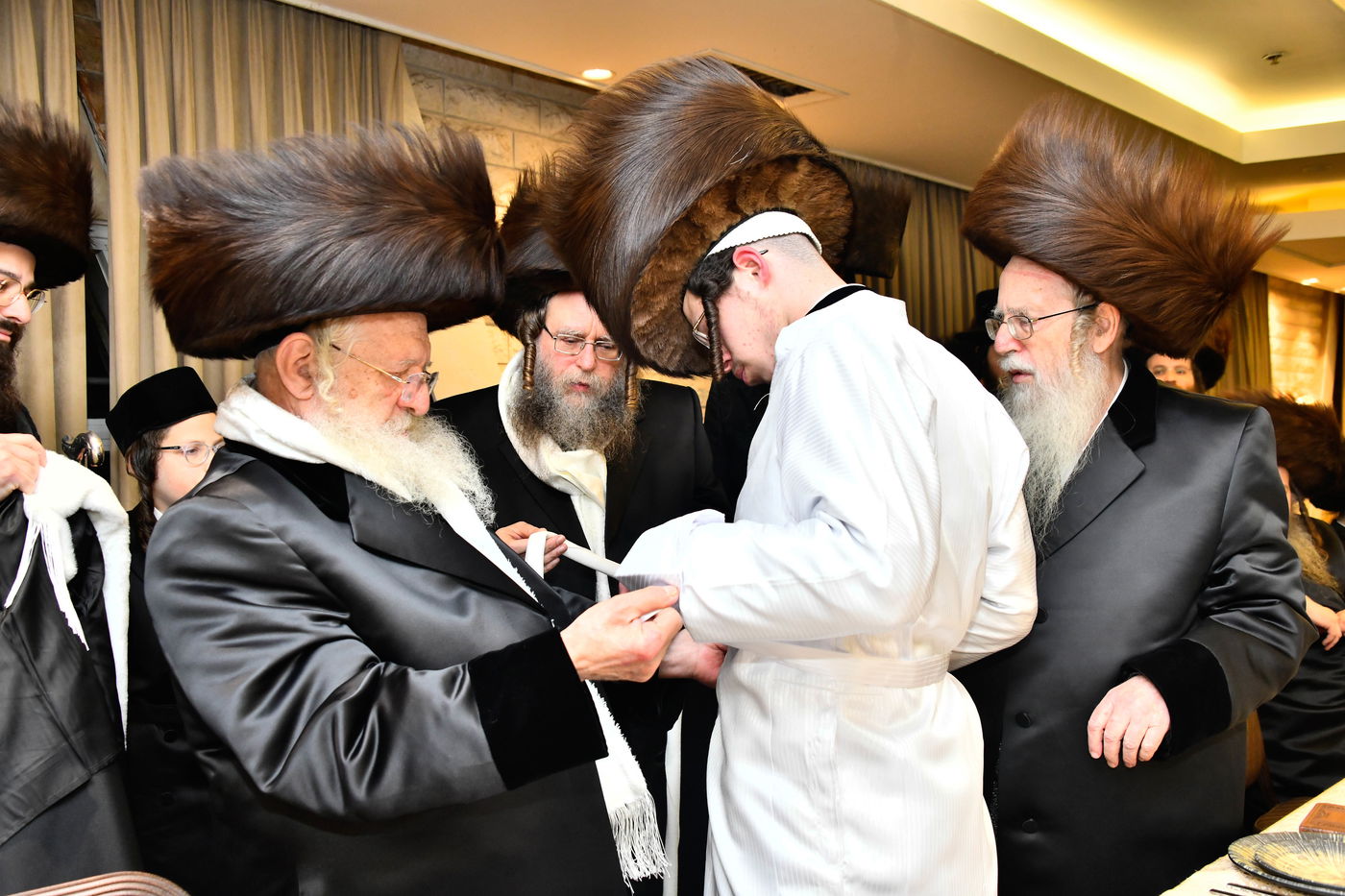 שמחת בית שאץ - אזמרה - זידטשויב- צאנז ירושלים- רמת שלמה