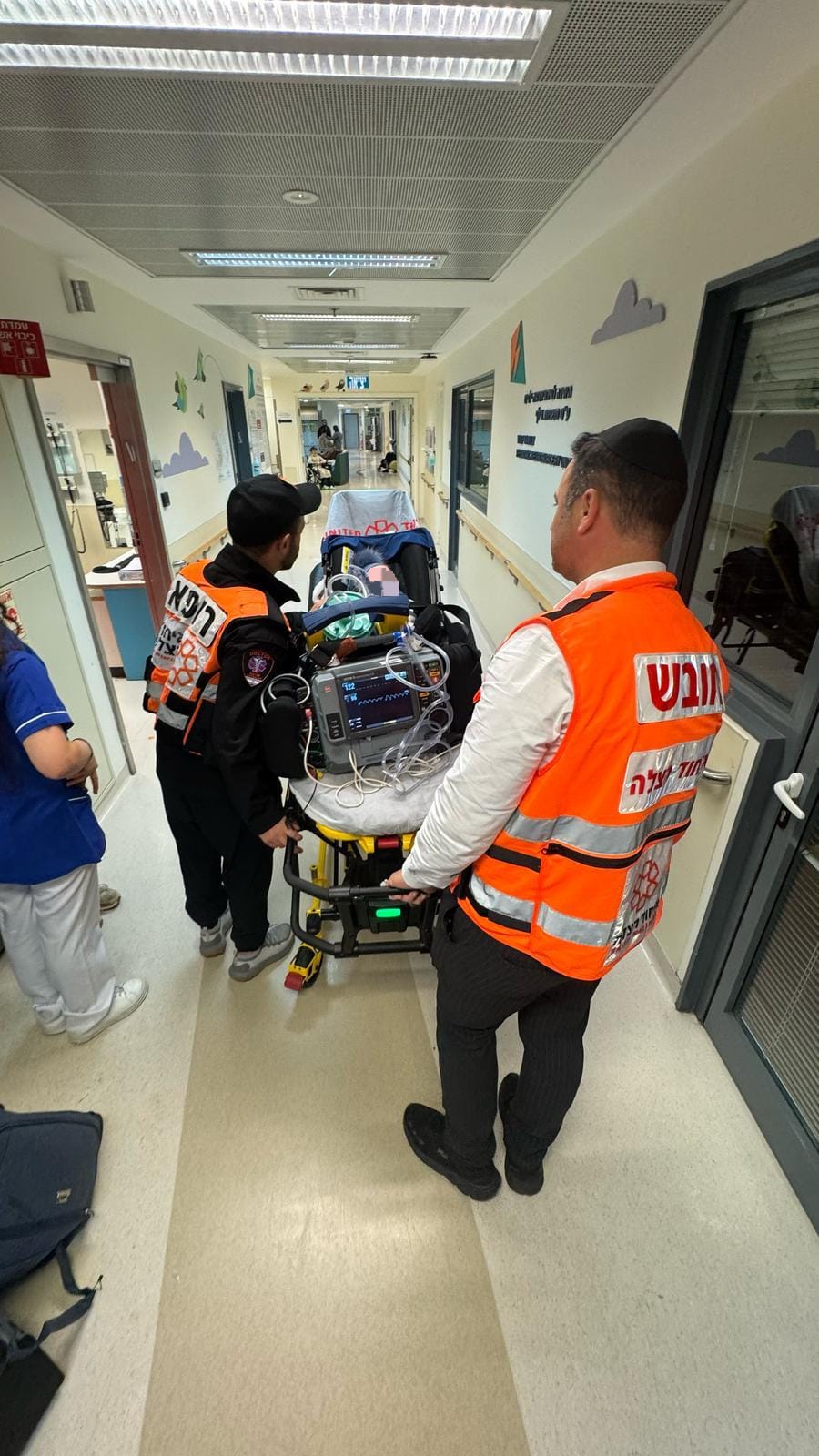 איחוד הצלה וארגון כנפי חיים, במבצע משותף להטסת תינוק חולה, לטיפול מציל חיים בפלורידה שבארה״ב