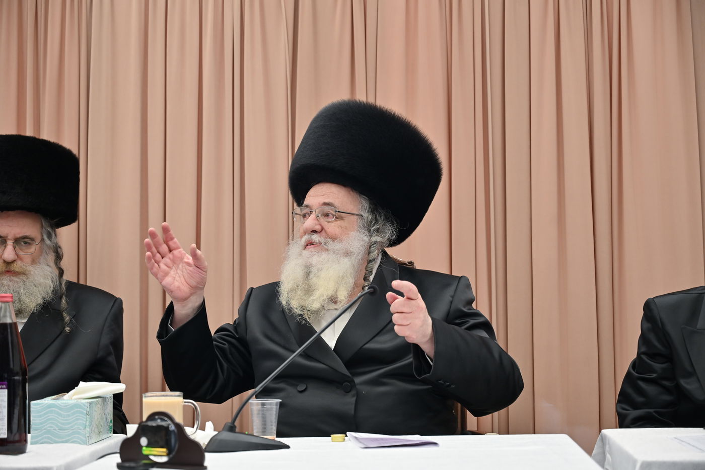 מעמד הקבלת פנים בנישואי נכדת הגר"ש אלתר