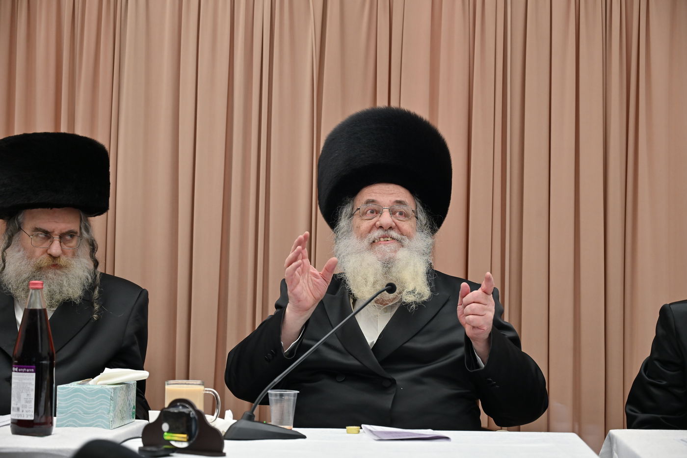 מעמד הקבלת פנים בנישואי נכדת הגר"ש אלתר