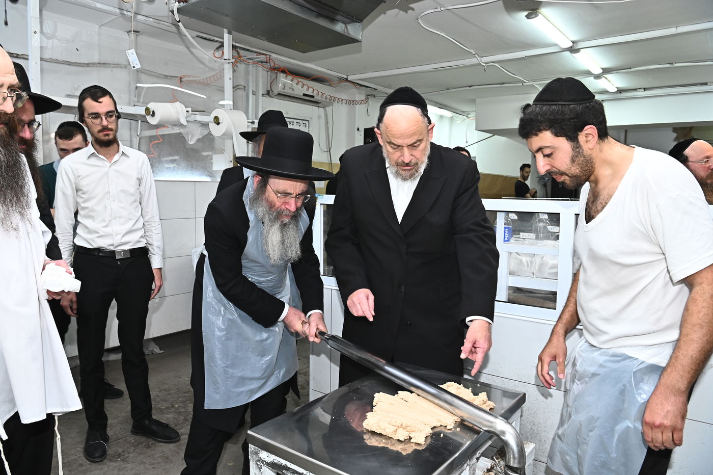 הגאון רבי בנימין פינקל באפיית מצות