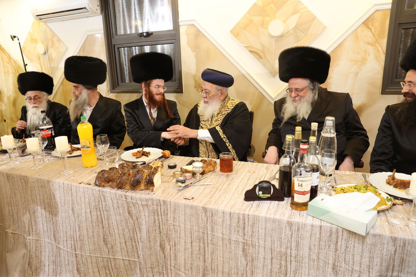 שמחת השבע ברכות לרגל נישואי נכדת הגר"ש אלתר