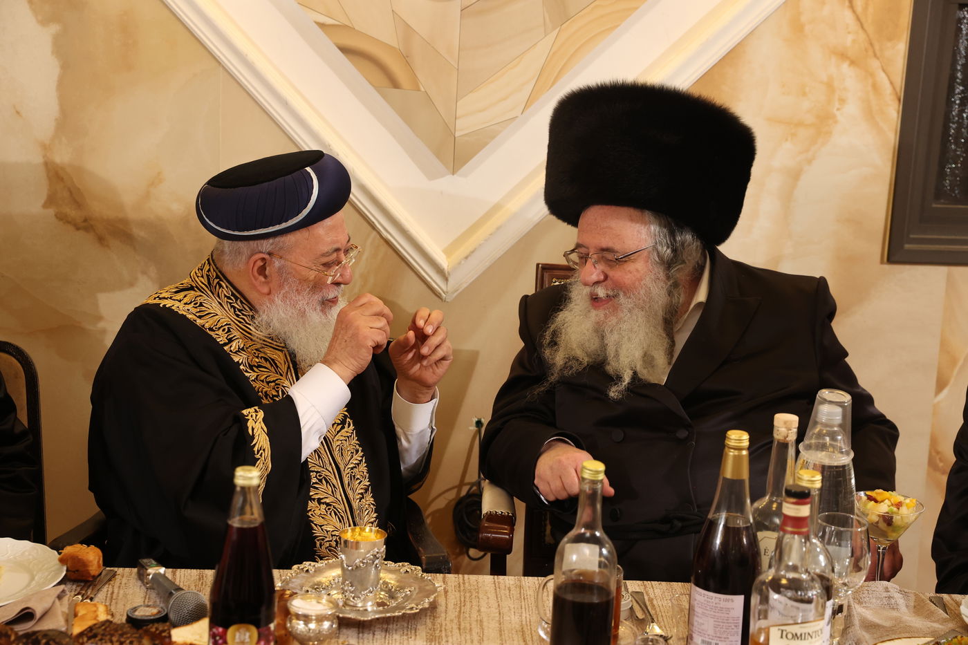 שמחת השבע ברכות לרגל נישואי נכדת הגר"ש אלתר