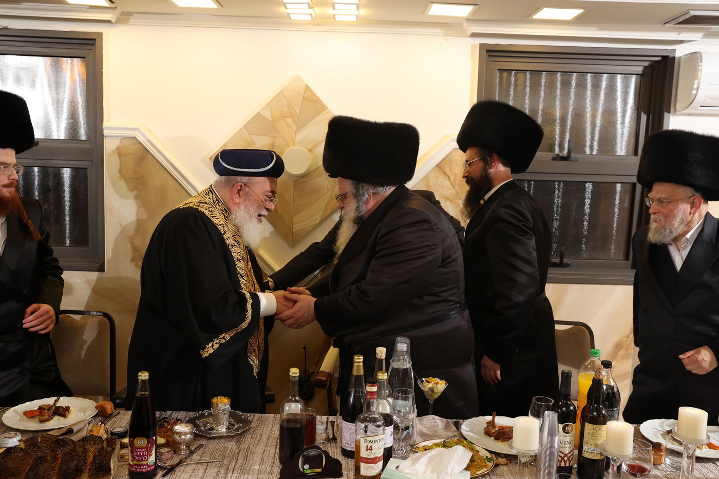 שמחת השבע ברכות לרגל נישואי נכדת הגר"ש אלתר