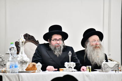 האדמו"ר מסקולען ירושלים - אמש בטיש הילולא לזכר אביו זצ"ל