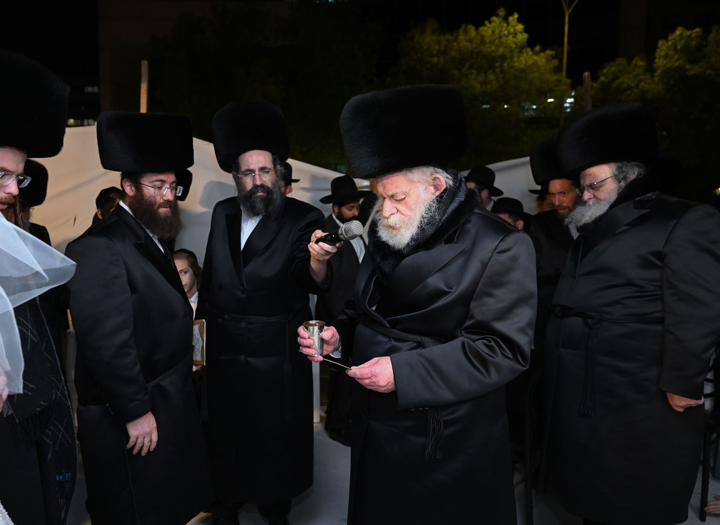 מעמד החופה לנכדת הגר"ש אלתר