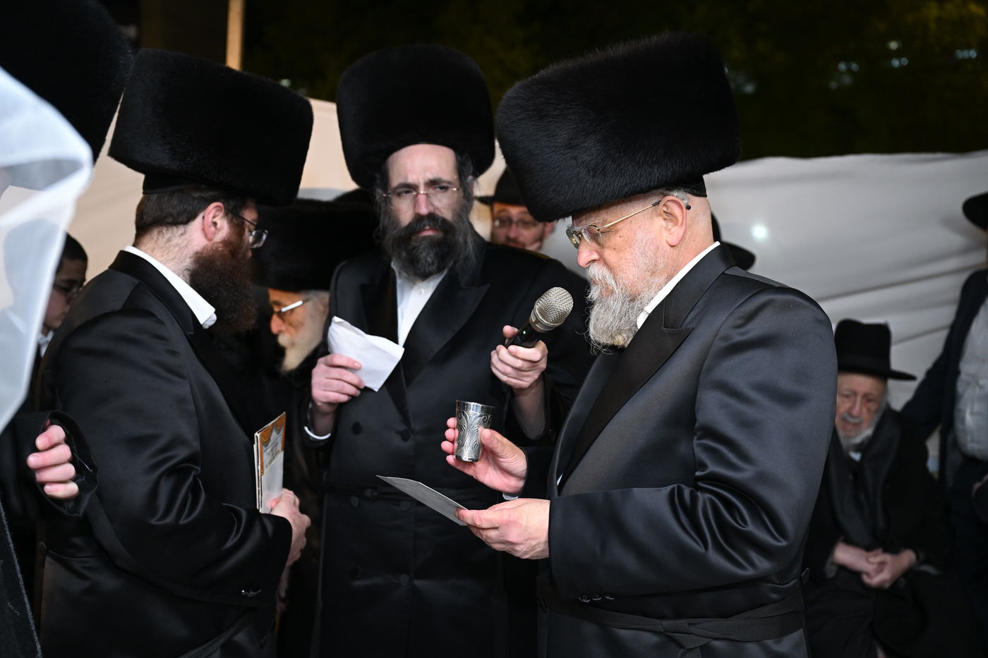 מעמד החופה לנכדת הגר"ש אלתר