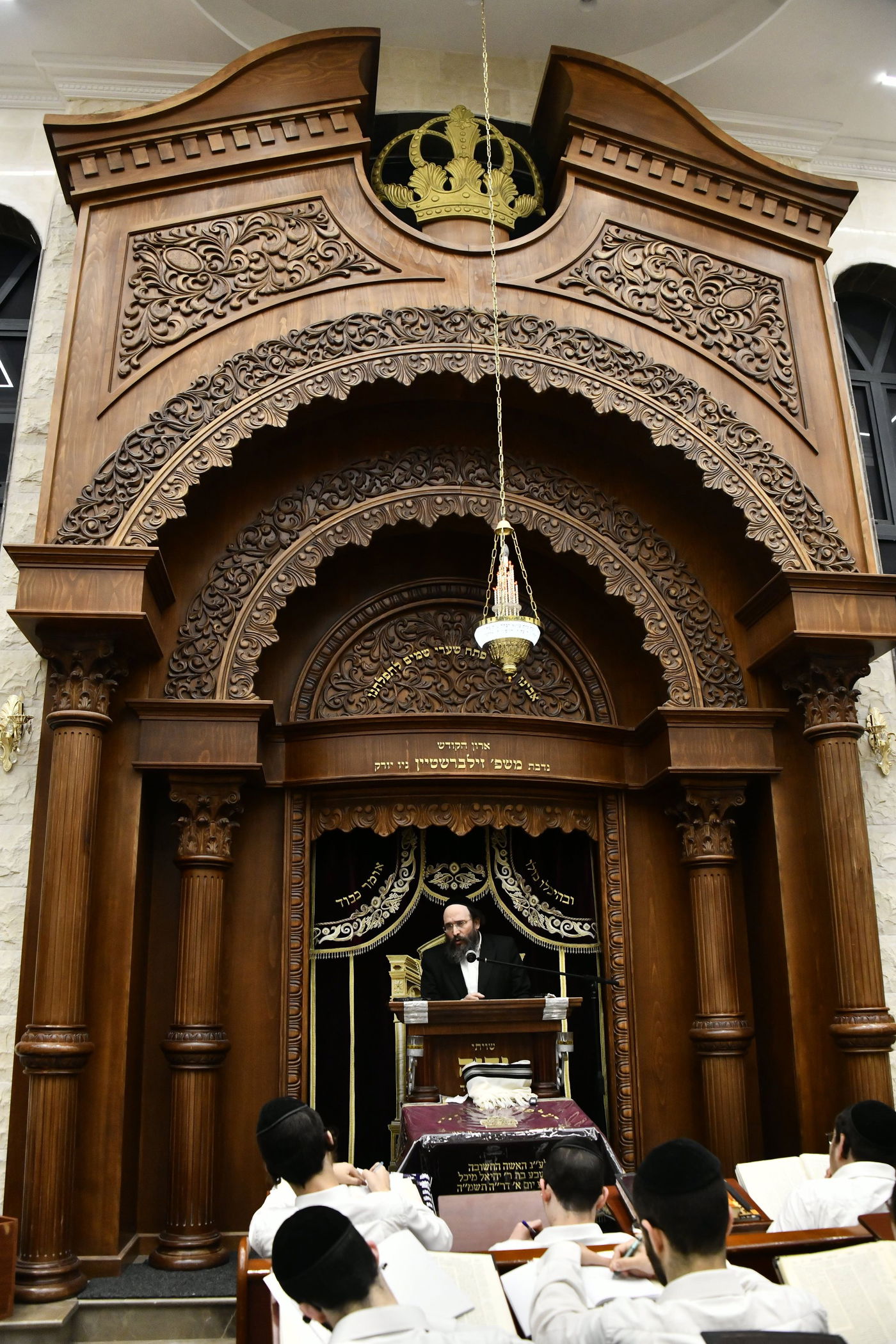 הגאון רבי שרגא שמשון ברלין, בשיעור הראשון ב'גאון יעקב'