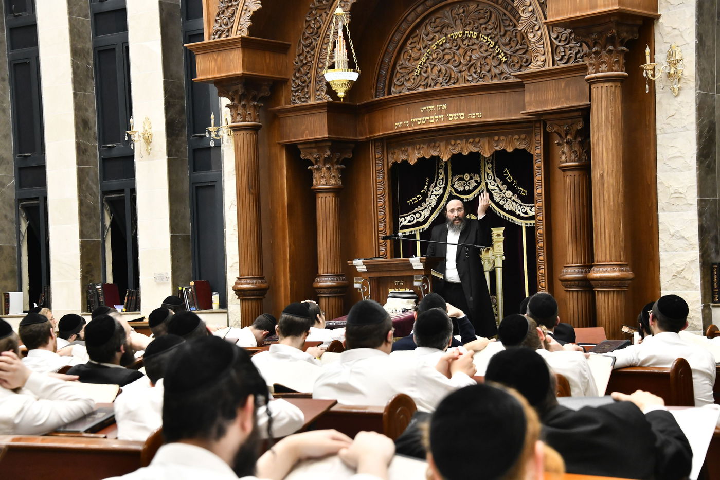 הגאון רבי שרגא שמשון ברלין, בשיעור הראשון ב'גאון יעקב'