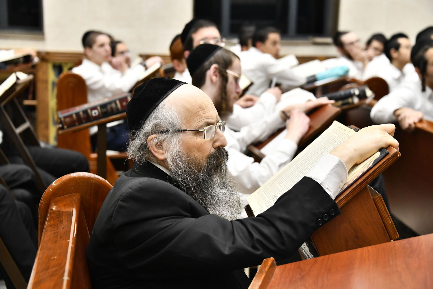 הגאון רבי שרגא שמשון ברלין, בשיעור הראשון ב'גאון יעקב'