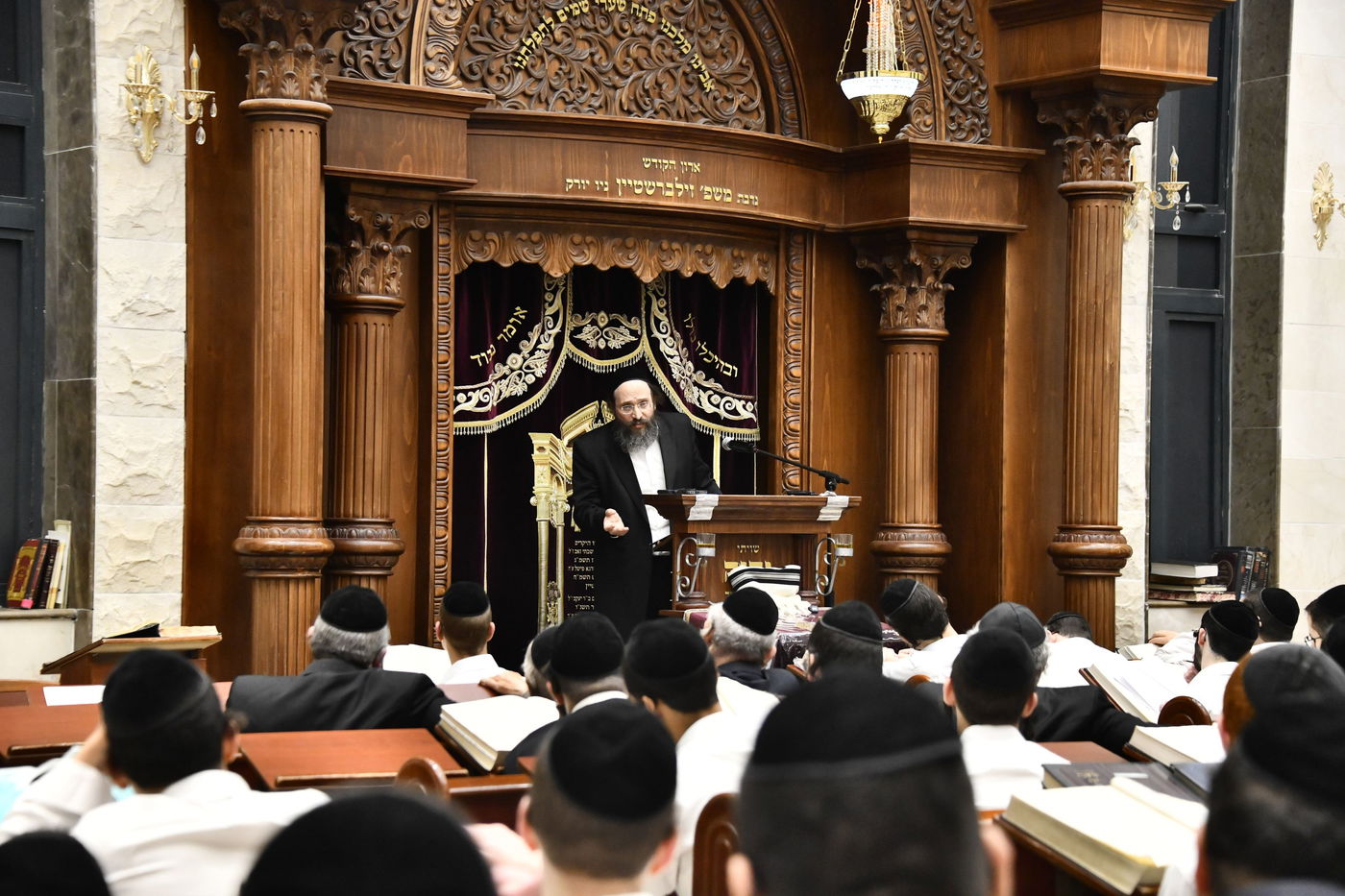 הגאון רבי שרגא שמשון ברלין, בשיעור הראשון ב'גאון יעקב'