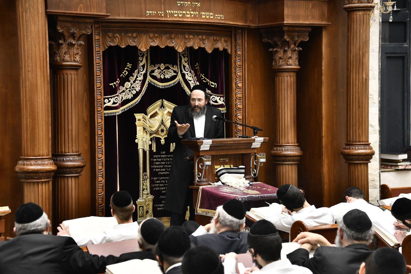 הגאון רבי שרגא שמשון ברלין, בשיעור הראשון ב'גאון יעקב'