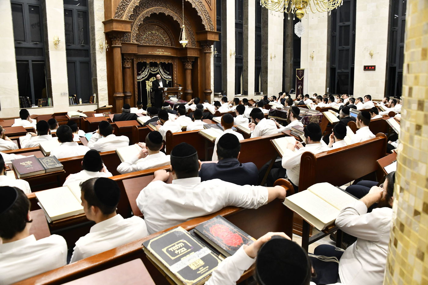 הגאון רבי שרגא שמשון ברלין, בשיעור הראשון ב'גאון יעקב'