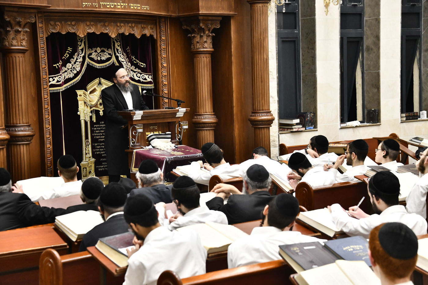 הגאון רבי שרגא שמשון ברלין, בשיעור הראשון ב'גאון יעקב'