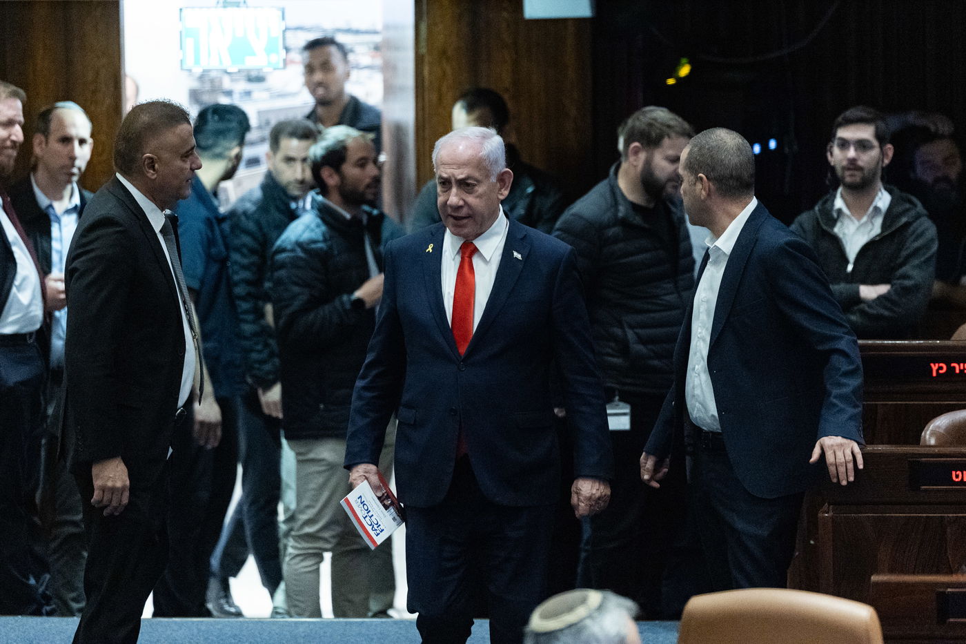 נתניהו במליאת הכנסת, השבוע