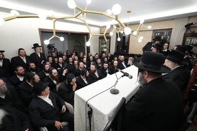 מבחן מזומנים בחצה"ק גור - בבית הגבאי ר' לייבי פזניצבסקי