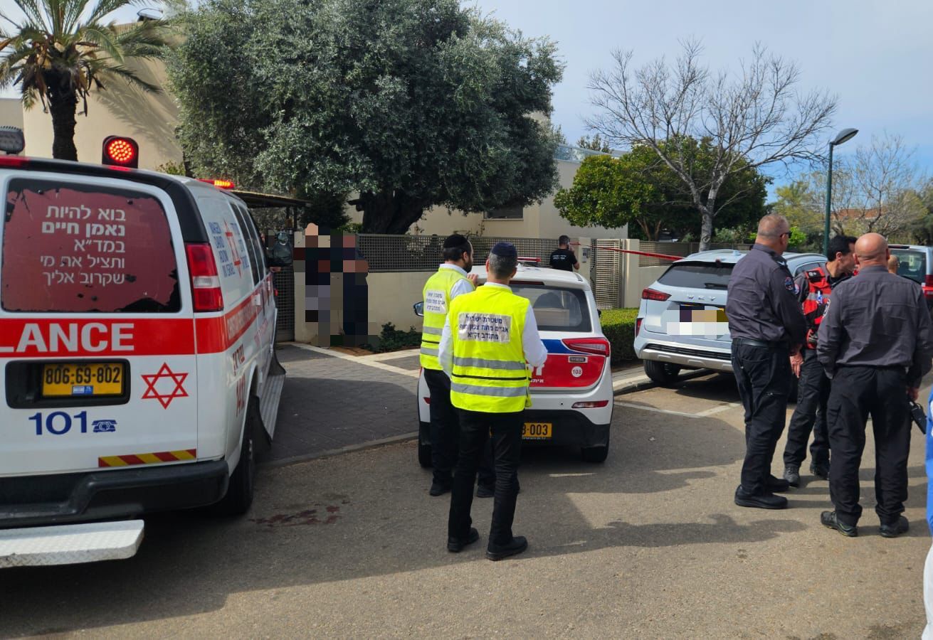 זירת האירוע בקיסריה