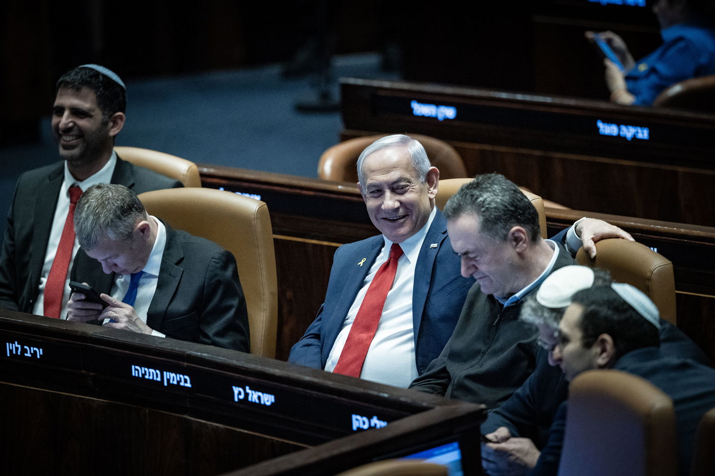 נתניהו בדיונים במליאת הכנסת