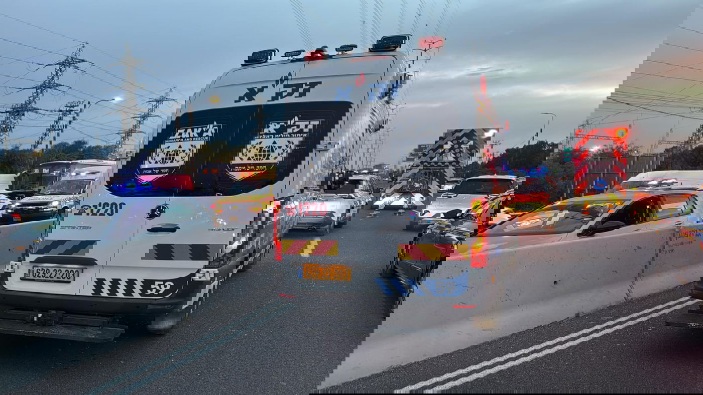 זירת התאונה הקשה