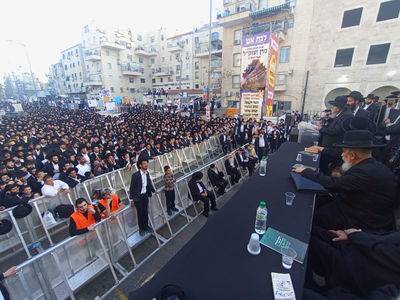 עצרת הרבבות בראשות גדולי ישראל