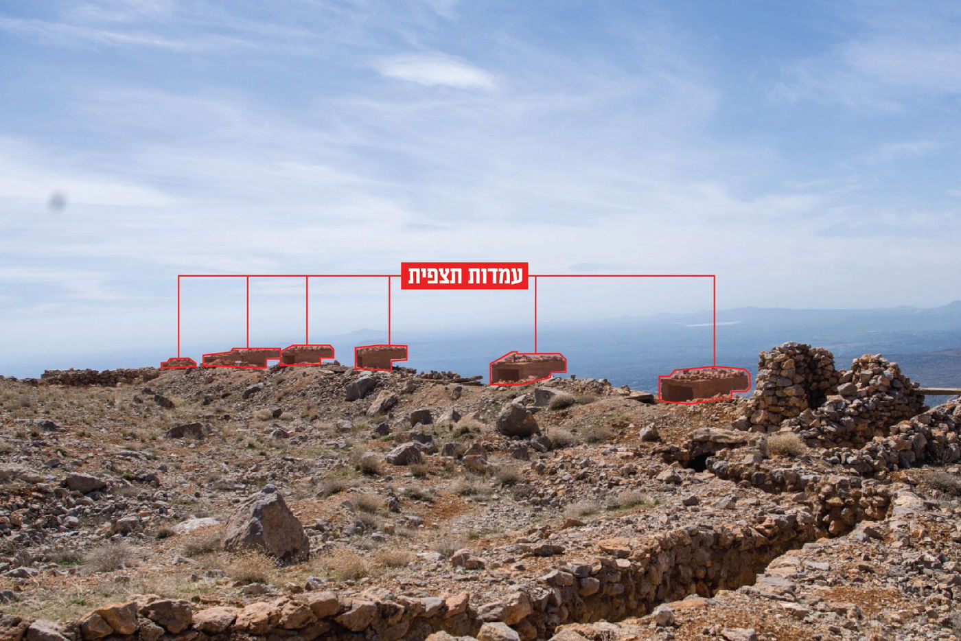 עמדות תצפית ומוצבים שננטשו על-ידי הצבא הסורי הישן