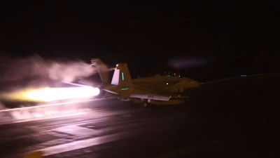 תיעוד מיוחד: כך ארה"ב תוקפת את החות'ים בתימן