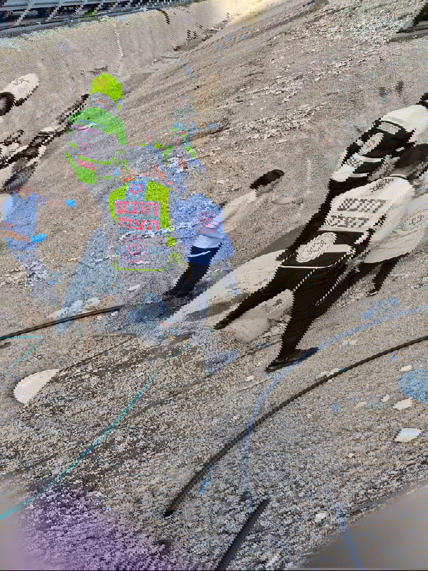 התעלה בה נפלה האישה