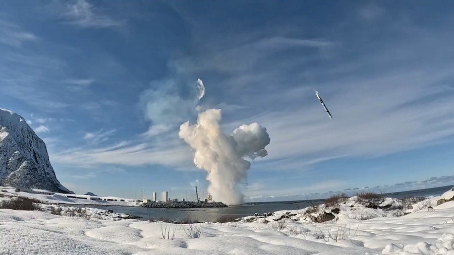 השיגור וההתרסקות