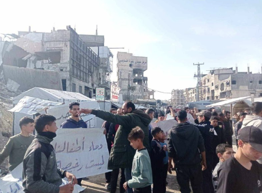 הפגנות נגד חמאס בעזה