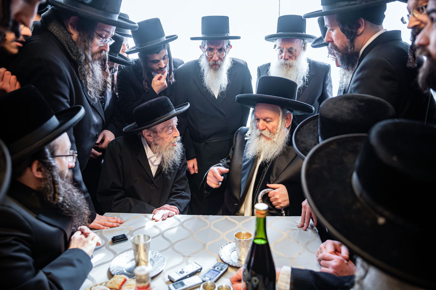 האדמו"ר מבאבוב בביקור אצל האדמו"ר מספינקא אנטווערפן