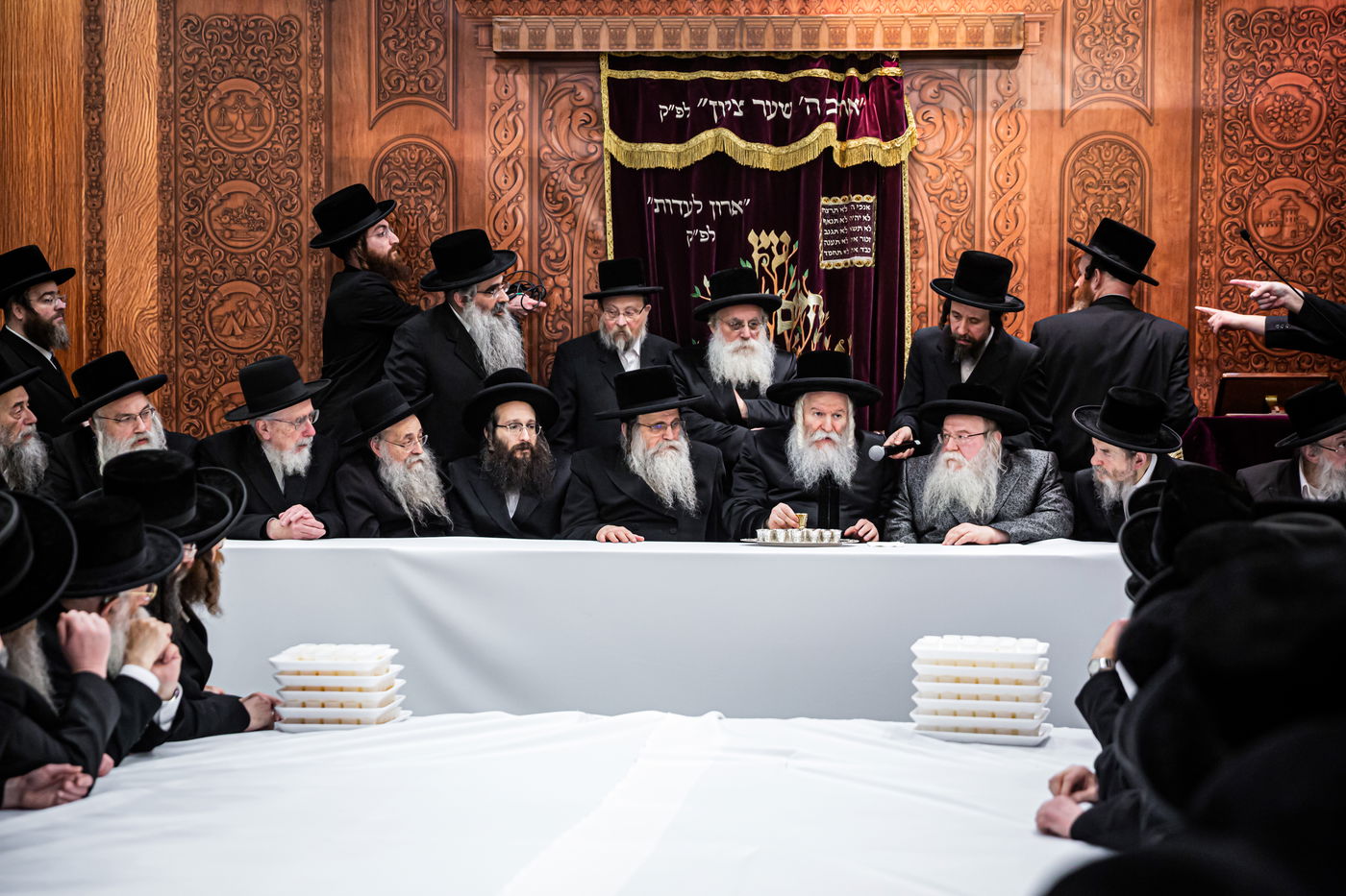 מעמד הכנסת ספר תורה לביהמ"ד באבוב באנטווערפן