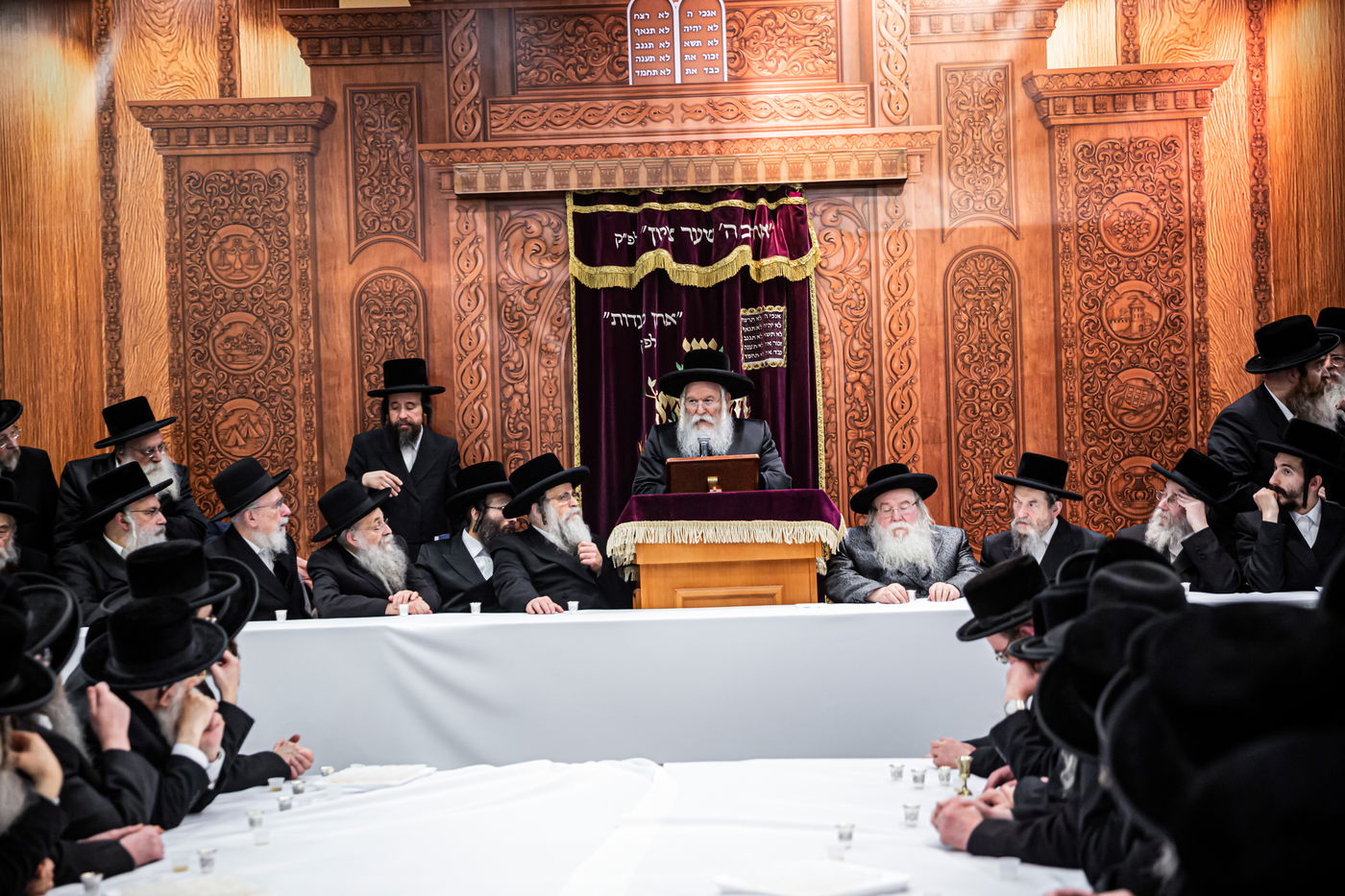 מעמד הכנסת ספר תורה לביהמ"ד באבוב באנטווערפן