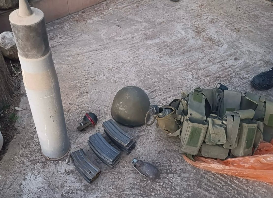 האמל"ח שנתפס בביתו של אייל יפה