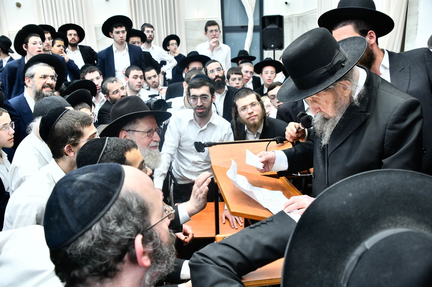 המשא של הגר"ד לנדו בבית השם