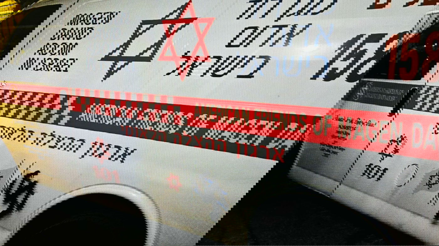 אחד האמבולנסים המרוססים