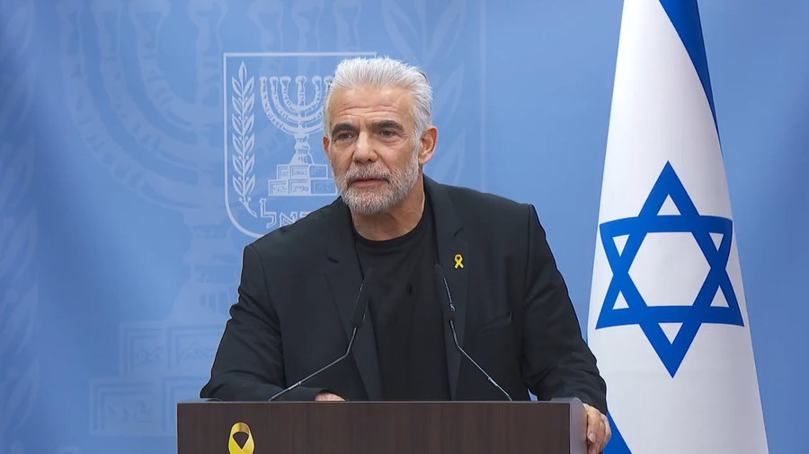 לפיד על השותפות עם בנט