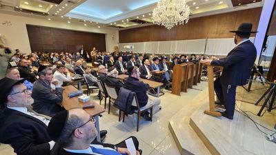 הרב אליהו תמים באירוע המרגש