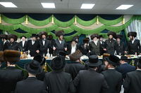 בר מצווה לבן האדמו"ר מספינקא בית שמש