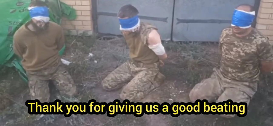 מכרה זהב עבור המשפחות. סרטון השפלה לחיילים אוקראינים