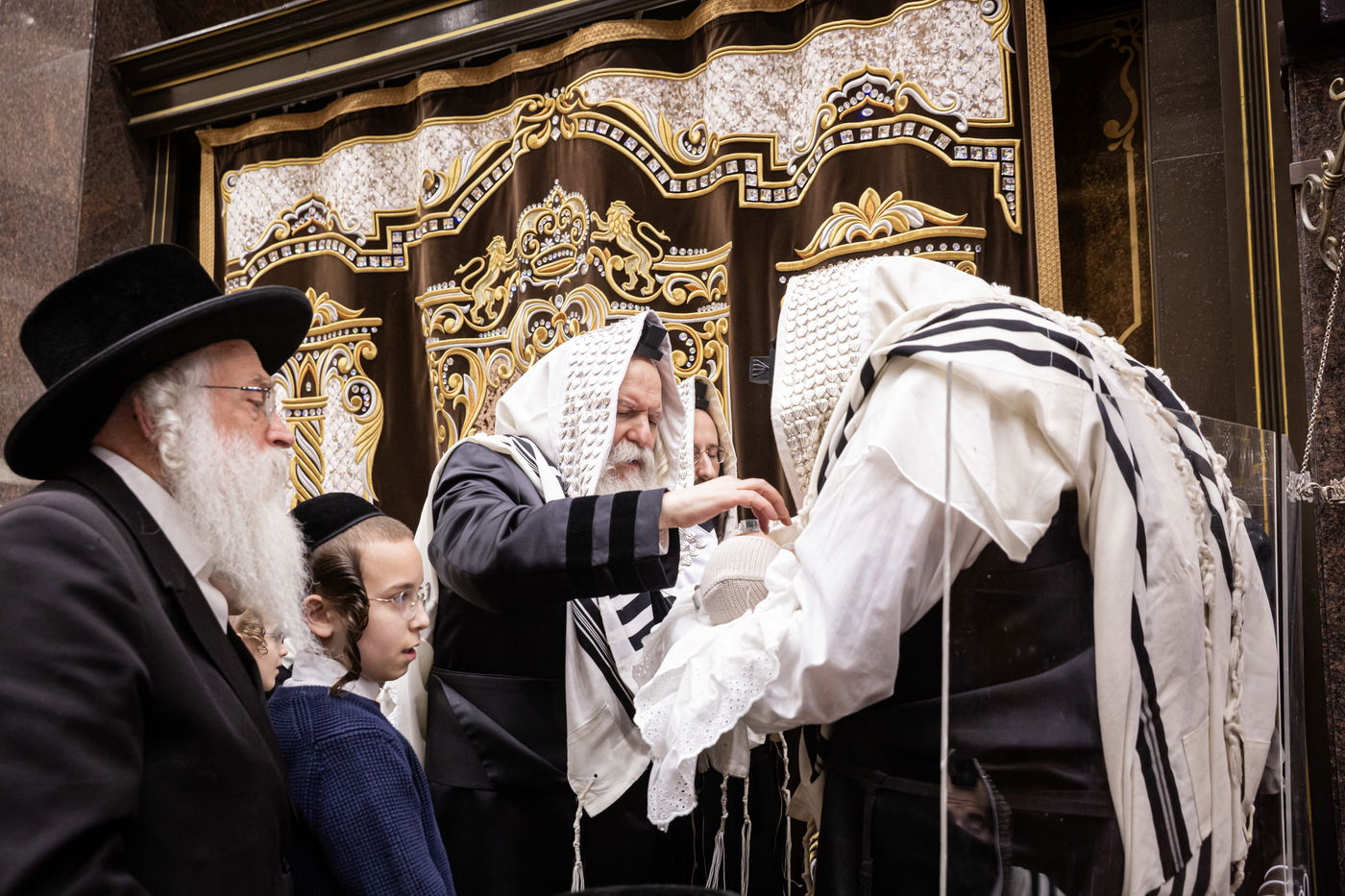 שמחת הברית לנכד האדמו"ר מבאבוב