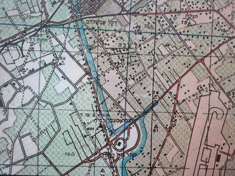 אתר 'דגל אבשלום' במפת טיולים וסימון שבילים החברה להגנת הטבע