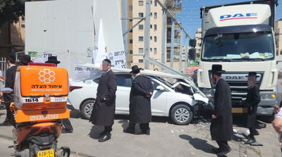 זירת התאונה