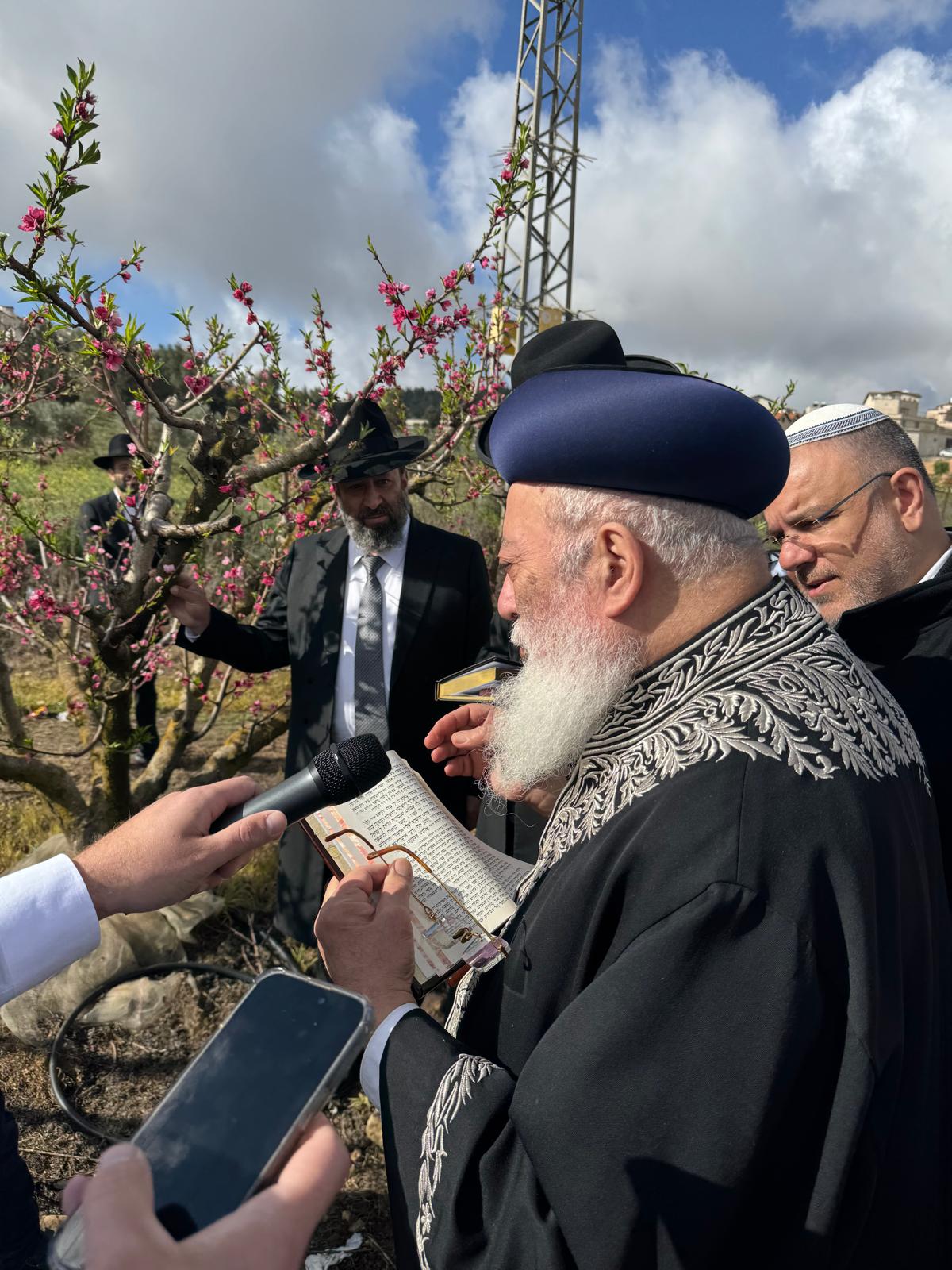 הגרש"מ עמאר בברכת האילנות